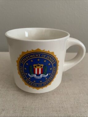 FBI Seal White Ceramic Coffee Mug